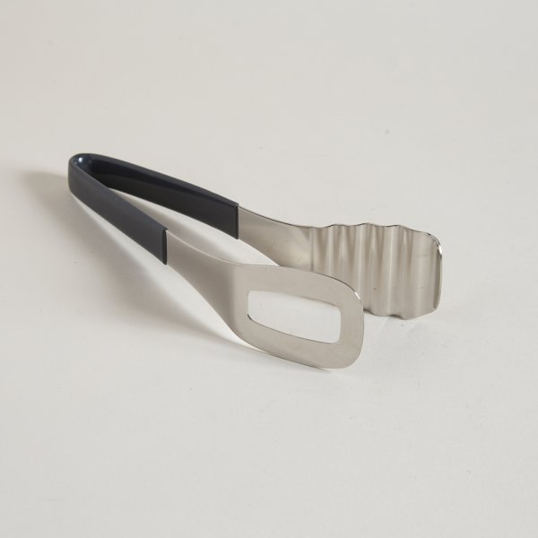 PINZA DE ACERO OVAL CON ONDAS — imagen 1