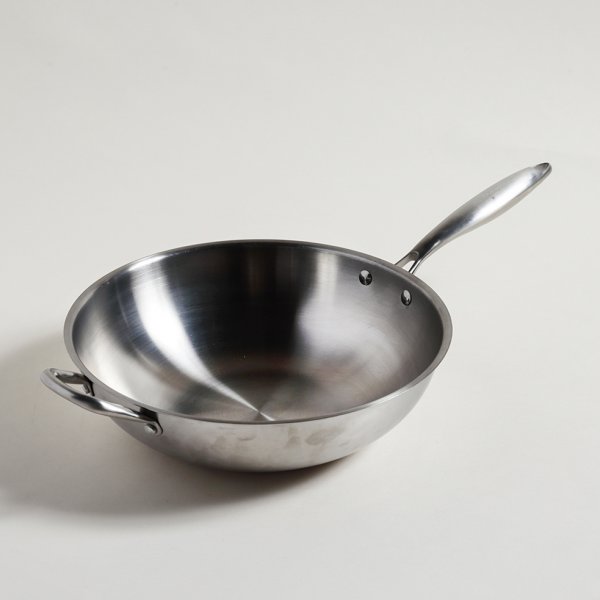 WOK DE ACERO C/ ANTIADHERENTE  34 CM