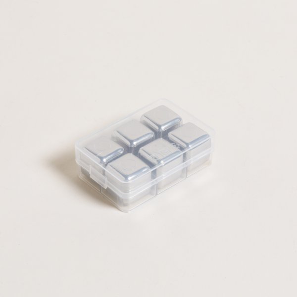 SET X 6 HIELOS REUTILIZABLES ACERO