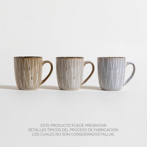 MUG KOLKATA COLORES SURTIDOS 414 ML