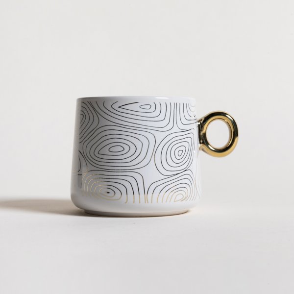 MUG WAVES ASA DORADA 440 ML — imagen 1