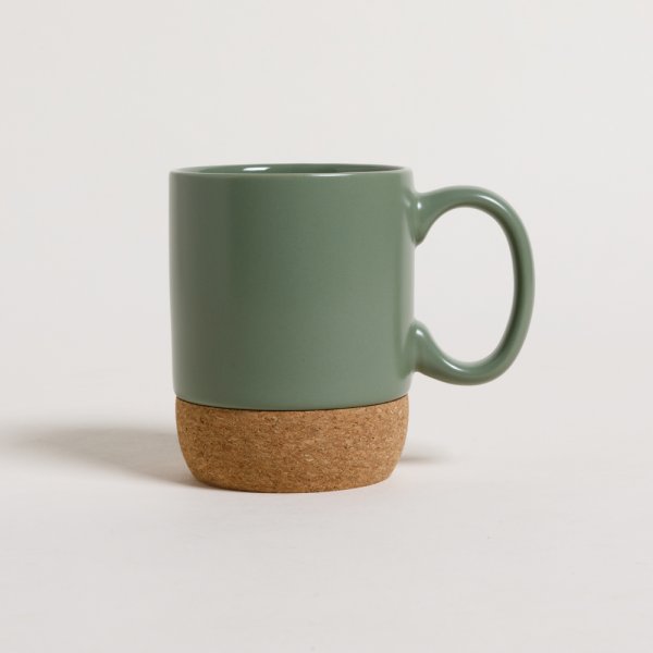 MUG NET GREEN BASE DE CORCHO 400 ML