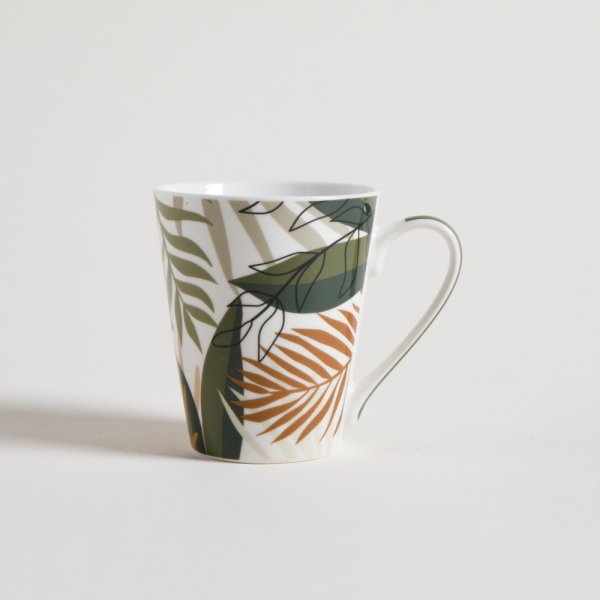 MUG DE PORCELANA NATURE GREEN 310 ML — imagen 1