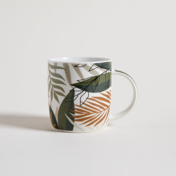 MUG DE PORCELANA NATURE GREEN 350 ML — imagen 1