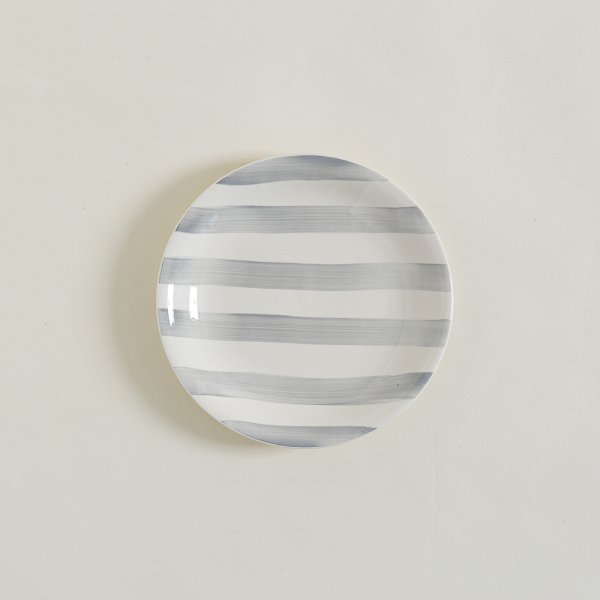 PLATO DE POSTRE CALIFORNIA GRAY 19CM — imagen 1