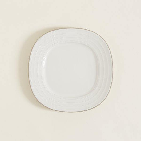 PLATO PLAYO SEMI CUADRADO JINAN 26 CM