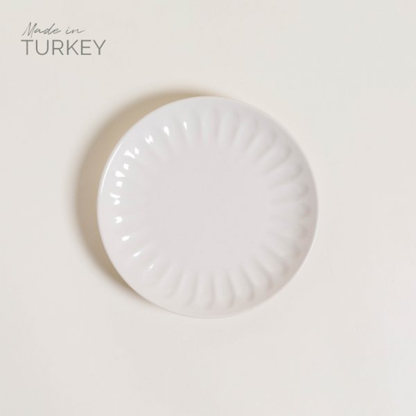 PLATO DE POSTRE EFESO CREAM 21 CM