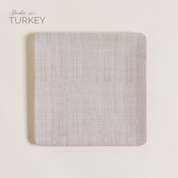 PLATO PLAYO CUADRADO EDIRNE 25 CM