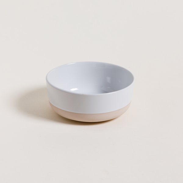 BOWL TOSCANA BLANCO BASE BEIGE 16 CM