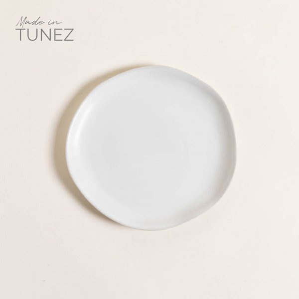 PLATO DE POSTRE GABES CREAM 21 CM