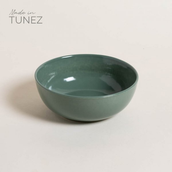 BOWL GABES GREEN 17,5 CM