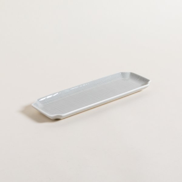 BANDEJA RECTANGULAR DE PORCELANA SUNDERLAND 30,5X11 CM