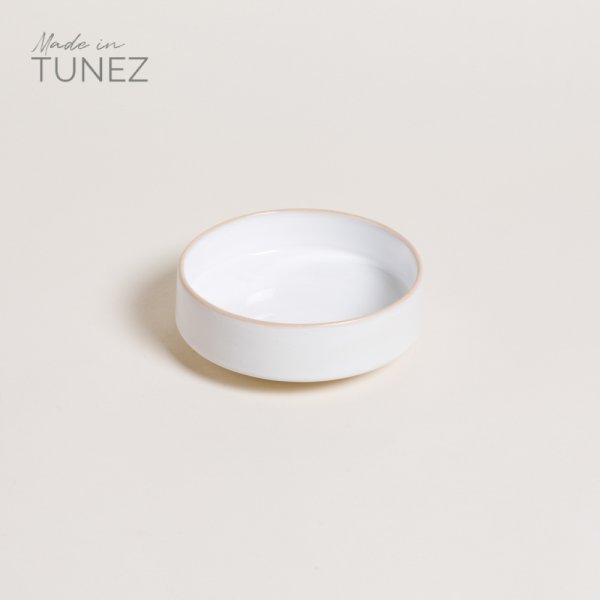 BOWL TOZEUR NEO BLANCO BORDE NATURAL 15 CM
