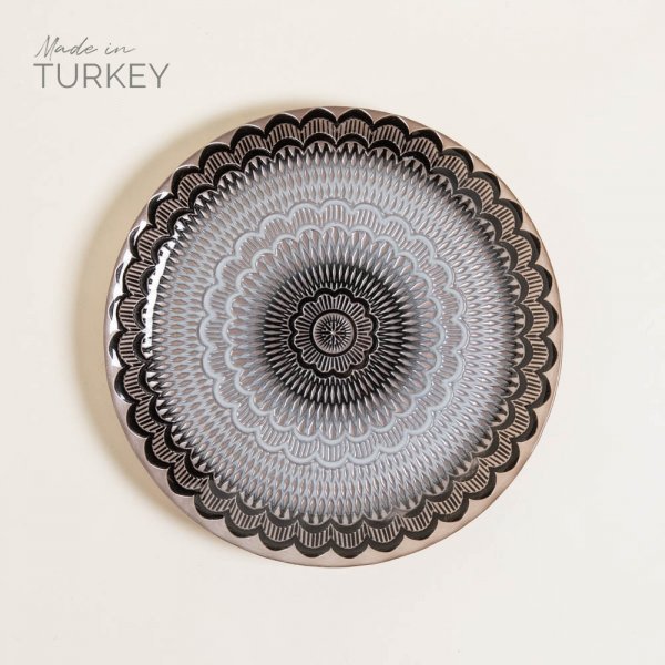 PLATO DE VIDRIO ANKARA 28 CM
