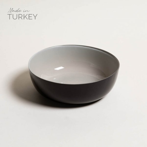 BOWL VIDRIO BLACK SEA 21 CM