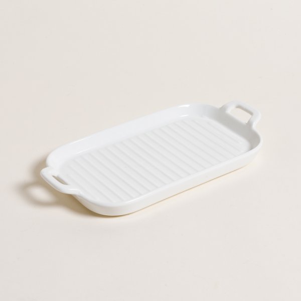 FUENTE RECTANGULAR REJILLA CON ASAS 25X15 CM