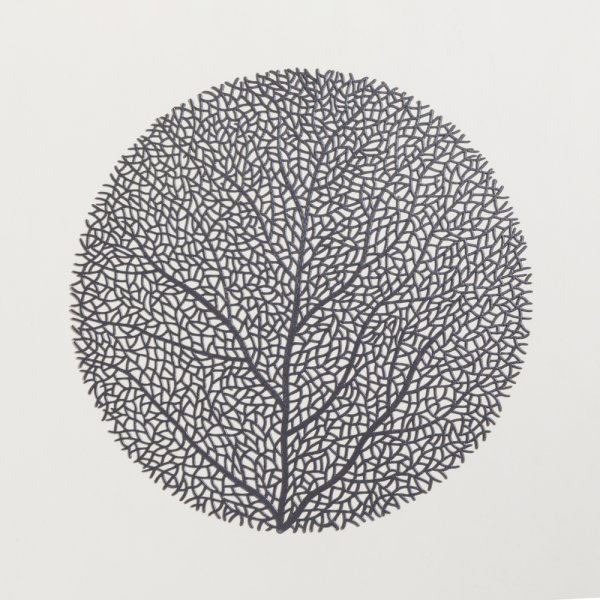 INDIVIDUAL PVC ARBOL GRAFITO 38 CM