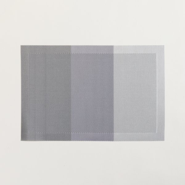 INDIVIDUAL PVC DEGRADE GRIS 45X30 CM