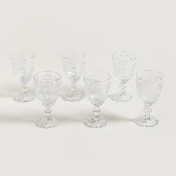 SET X 6 COPAS SUNFLOWER 315 ML