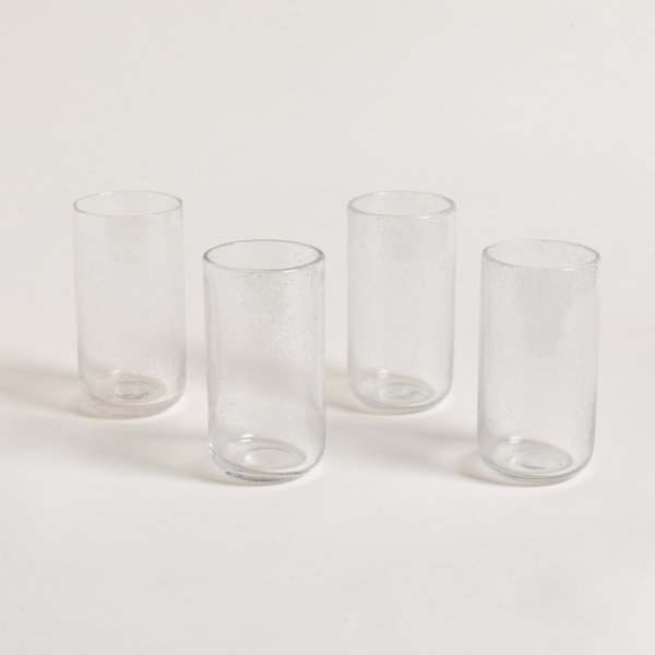 SET X 4 VASOS DE VIDRIO FIRA 550 ML