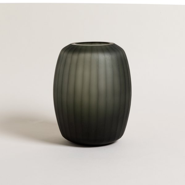 FLORERO LILLE DARK GREY 16X24 CM