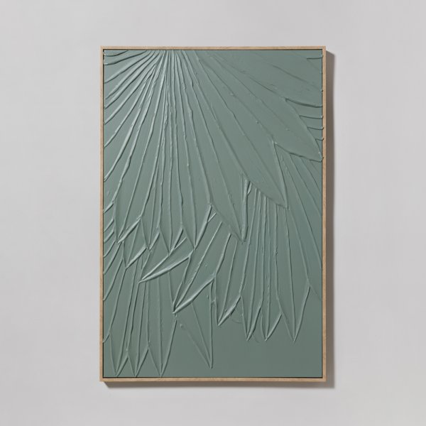 CUADRO BIG PALM GREEN 62X92 CM