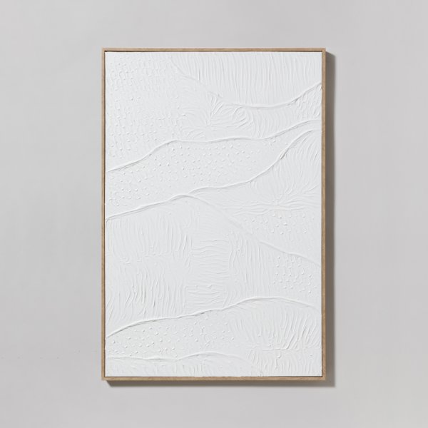 CUADRO GARDEN WHITE 62X92 CM