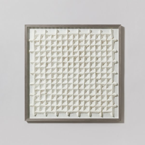 CUADRO PAPER ART TRAMA 80X80 CM