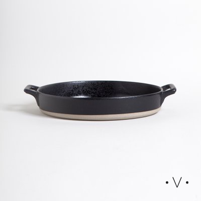 FUENTE OVALADA PARA HORNO 32X28 CM *VASSA