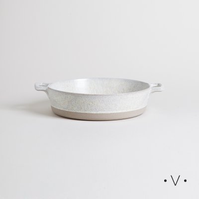 FUENTE REDONDA PARA HORNO CREAM 28 CM *VASSA