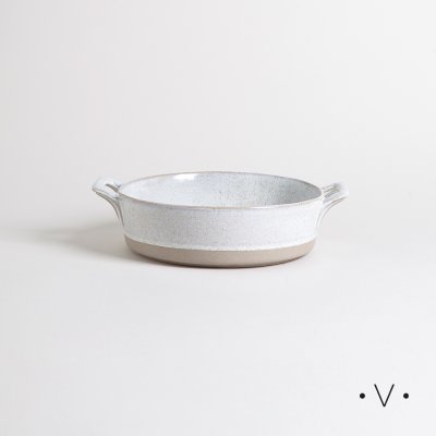 FUENTE REDONDA PARA HORNO CREAM 24 CM *VASSA