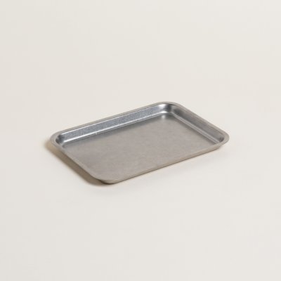 BANDEJA RECTANGULAR RETRO STEEL 19X14 CM