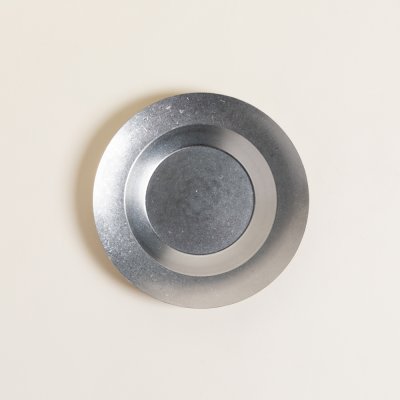 PLATO REDONDO RETRO STEEL 17,5 CM