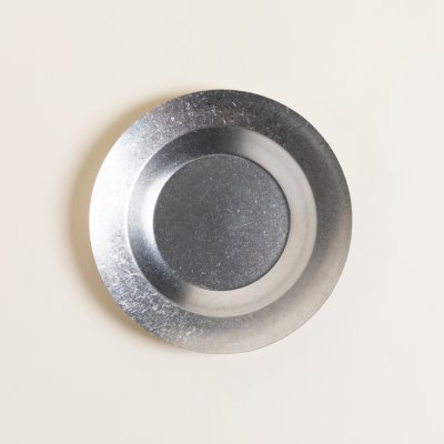 PLATO REDONDO RETRO STEEL 20,5 CM