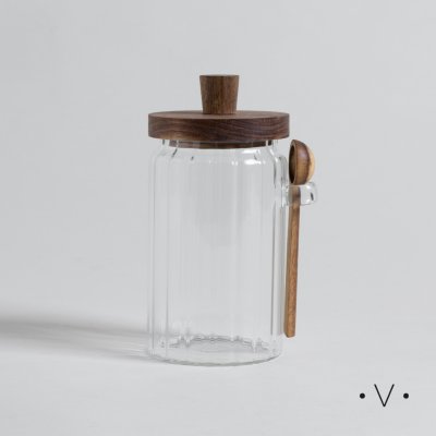 FRASCO DE BOROSILICATO MÁLAGA RAYAS 800 ML *VASSA