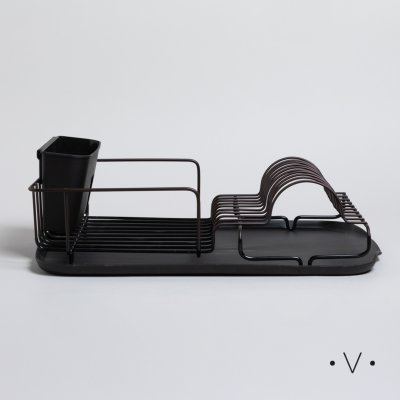 ESCURRIDOR DE PLATOS CON PORTA UTENSILIOS 15X48X32 CM *VASSA
