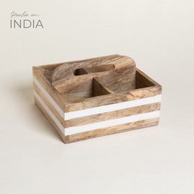 ORGANIZADOR 4 DIVISIONES ANOKHA 25 CM