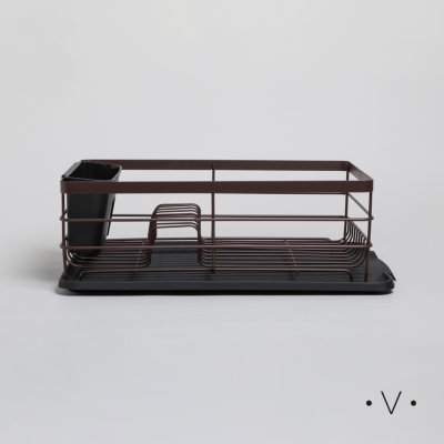 ESCURRIDOR DE PLATOS CON PORTA UTENSILIOS 14X44X32,5 CM *VASSA