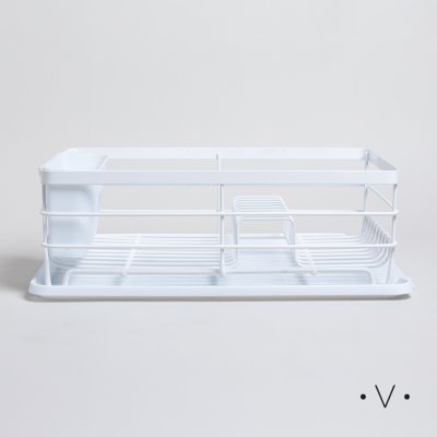 ESCURRIDOR DE PLATOS CON PORTA UTENSILIOS 14X44X32,5 CM *VASSA