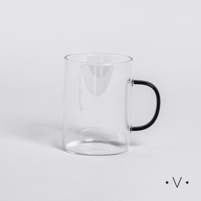 MUG DE BOROSILICATO REDONDO ICON 390 ML *VASSA
