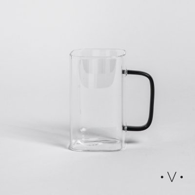 MUG DE BOROSILICATO CUADRADO ICON 250 ML *VASSA