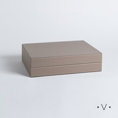 CAJA DE TE 12 DIVISIONES NAGPUR 32,5X25 CM *VASSA