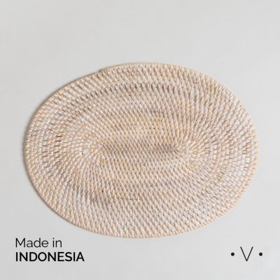 CENTRO DE MESA OVALADO KENDARI 40X30 CM *VASSA