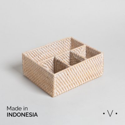 PORTA UTENSILIOS KENDARI 25X20 CM *VASSA