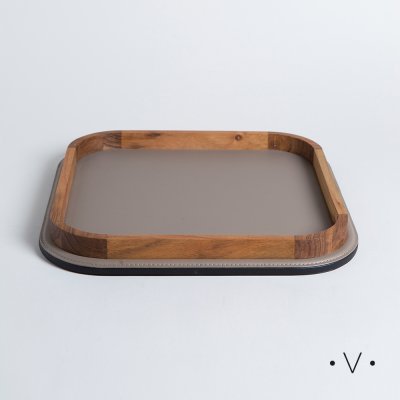 BANDEJA CUADRADA CON BORDE NAGPUR 38,5 CM *VASSA