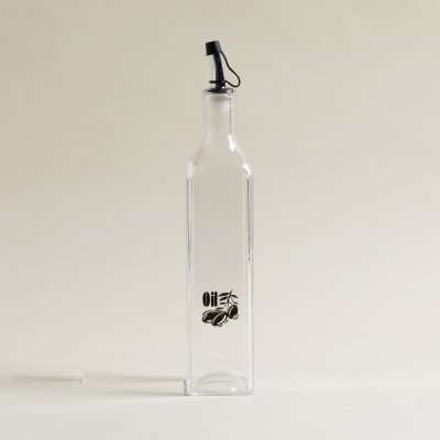 ACEITERA DE ACRILICO Y ACERO 500 ML