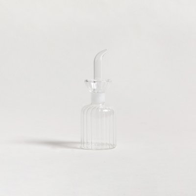 ACEITERA DE VIDRIO RAYAS RECTA 100 ML