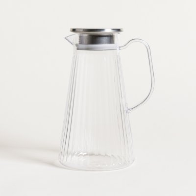 JARRA CONICA RAYADA 1800 ML
