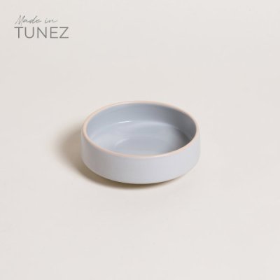 BOWL TOZEUR NEO GRIS BORDE NATURAL 15 CM