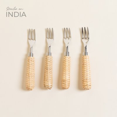 SET X 4 TENEDORES MAIHAR BRAIDED 14 CM